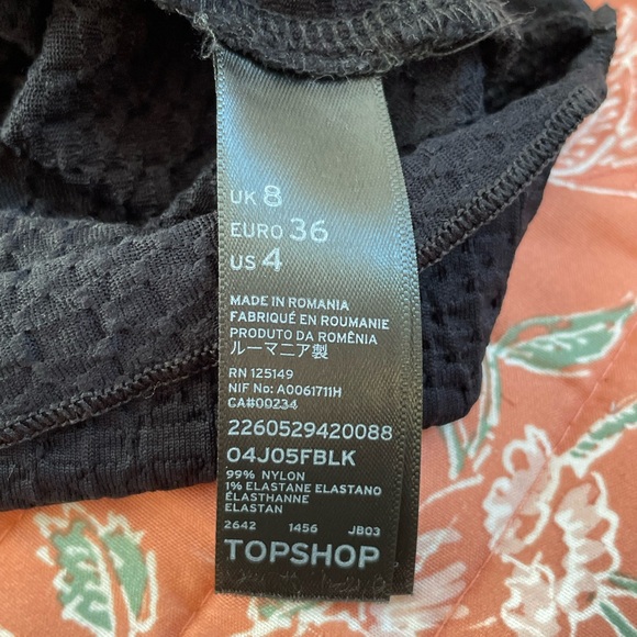 Topshop Soft Crinkle Bodycon Mini Tank Dress - Picture 8 of 8